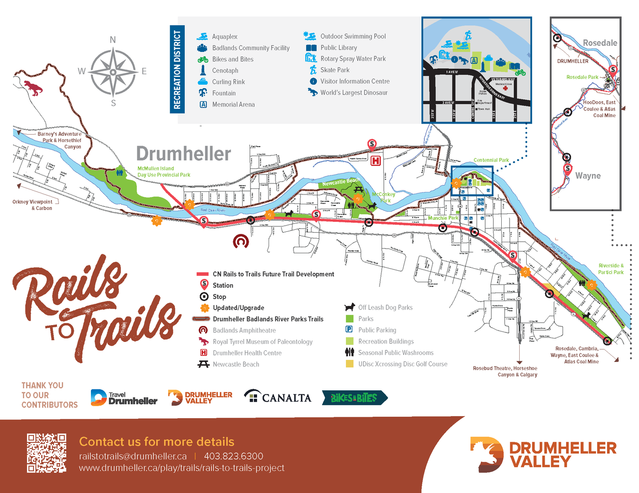 Rails to Trails Project Town of Drumheller