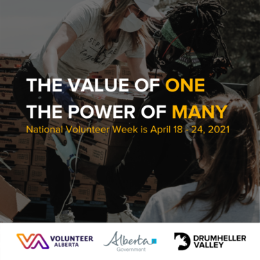 National Volunteer Week is April 18 - 24, 2021